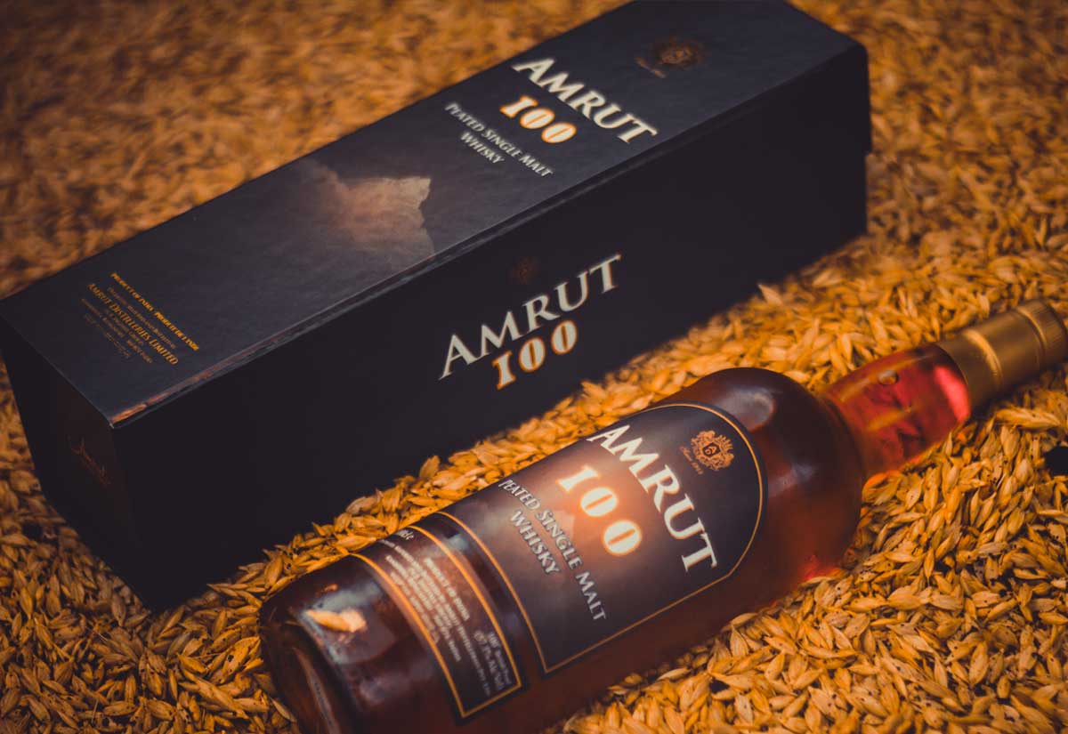 Amrut 100 Peated Single Malt Whisky